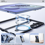 Galaxy Z Fold 8 Ultra Hinge Protection Cover Magnetic Kickstand Anti Drop Clear Funda
