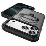 Metal Ring Stand  Magnetic Case Wireless Charger Cover Funds For Magsafe IPhone 17/ 16 /15 14 THEROXYMOB