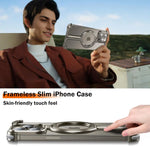 Titanium Frame Magnetic Case For iPhone