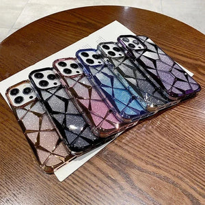 Luxury Case 3D Cube Diamond For iPhone 15 14 13