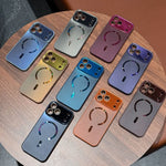 Glossy Magnetic Glass Case For iPhone 12 - 18 Pro / ProMax