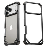 Frameless Case Metal Shockproof Phone Cover Aluminum Alloy Anti-Drop Shells For iPhone 17 / 16 / 15 / 14