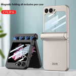 Magnetic Hinge Pen Box Protective Case for Galaxy Z Flip 6