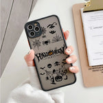 "Cartoon Halloween Phone Case for iPhone 16 15 14 13 Ghost Design