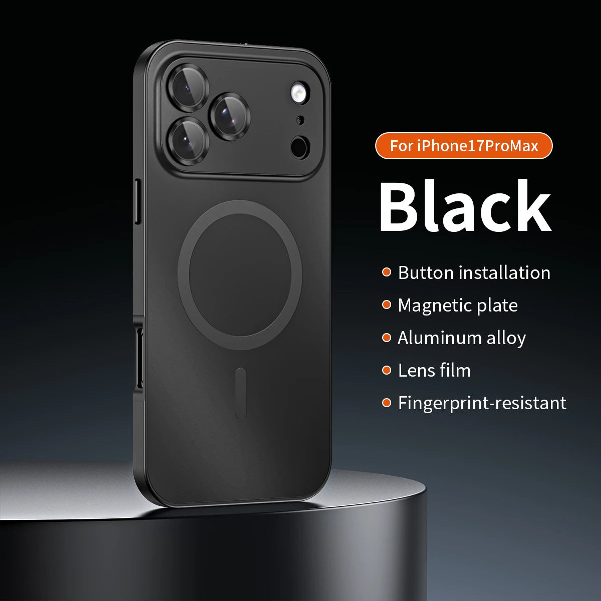 Luxurious Aluminium Magnetic Phone Case Lens Glass Protective For iPhone 17/ 16/ 15/ 14