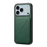 Leather Phone Case Invisible Bracket Card Holder For Cover For iPhone 17/ 16/ 15/ 14 THEROXYMOB