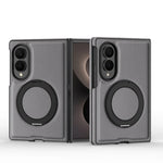 Business Leather Texture Rotating Bracket Case for Samsung Galaxy Z Fold 8 Ultra Z FOLD