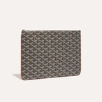 Designer GYD Green Monogram Portfolio Clutch