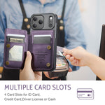 Card Slots Holder Phone Case For iPhone 17 / 16 / 15 / 14