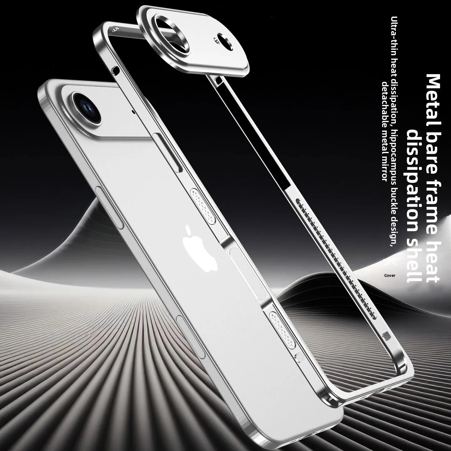 Luxury Original Colour Rugged Aluminum Alloy Slim Frame Case Metal Lens Frame Cold Cut Protect Cover For iPhone 17/ 16 /15 /14