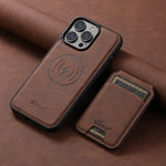 Wallet Phone Case Card Holder Luxurious Leather Magnetic Pocket Cover For iPhone Series