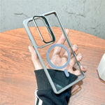 Folding Lens Stand Magsafe Case For Samsung S25