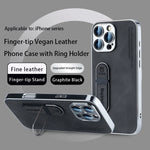 Luxury Leather Holder Anti-fall Case for IPhone 16 15 14