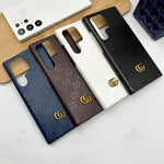 Luxury GG Fashion Brand Leather Case For Samsung Galaxy
