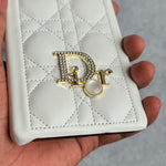 Luxury Quilted Leather Iconic Fashion Case for Samsung Galaxy S22-S26 Series