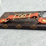 Luxury Designer Strap Holder Leather Case for Samsung Galaxy S22-S26 Series