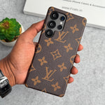 Luxury Designer Style PU Leather Case for Samsung Galaxy S22-S26 Series