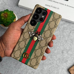 Luxury GG Brand 3D BEE Design Case For Samsung Galaxy
