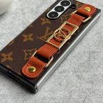 LV Monogram Case with Hand Strap for Samsung Z Fold 3-7