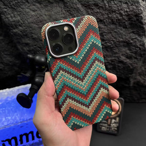 Trendy Carbon Fibre Relief MagSafe Phone Case for iPhone 16 15 14