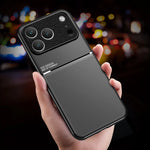 Magsafe Leather Matte Magnetic Case For iPhone 17 16 15 14