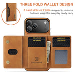 Detachable Magnetic Leather Phone Case Wallet Cover Cards Holder Pocket
For iPhone 17 / 16 / 15 /14
