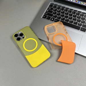 Frosted  2 in 1 MagSafe Phone Case for iPhone 15 Series