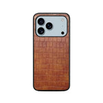 3D Texture PU Leather Case for iPhone 17/ 16/ 15/ 14
