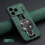 Matte Fiber For Magsafe Case  Magnetic Ring Stand Shockproof Cover For iPhone 17 /16 /15 /14 THEROXYMOB