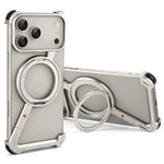 Metal Ultra-thin Phone Case Rotatable Stand Magsafe Protective Shockproofr For iPhone 17/ 16 /15 /14