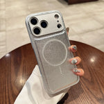 Matte Solid Color Leather Magnetic Case For iPhone 17 / 16 / 15 / 14