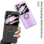 Hand Strap Ring Case For Galaxy Z Flip 6