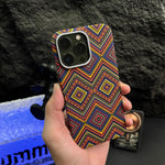 Trendy Carbon Fibre Relief MagSafe Phone Case for iPhone 16 15 14