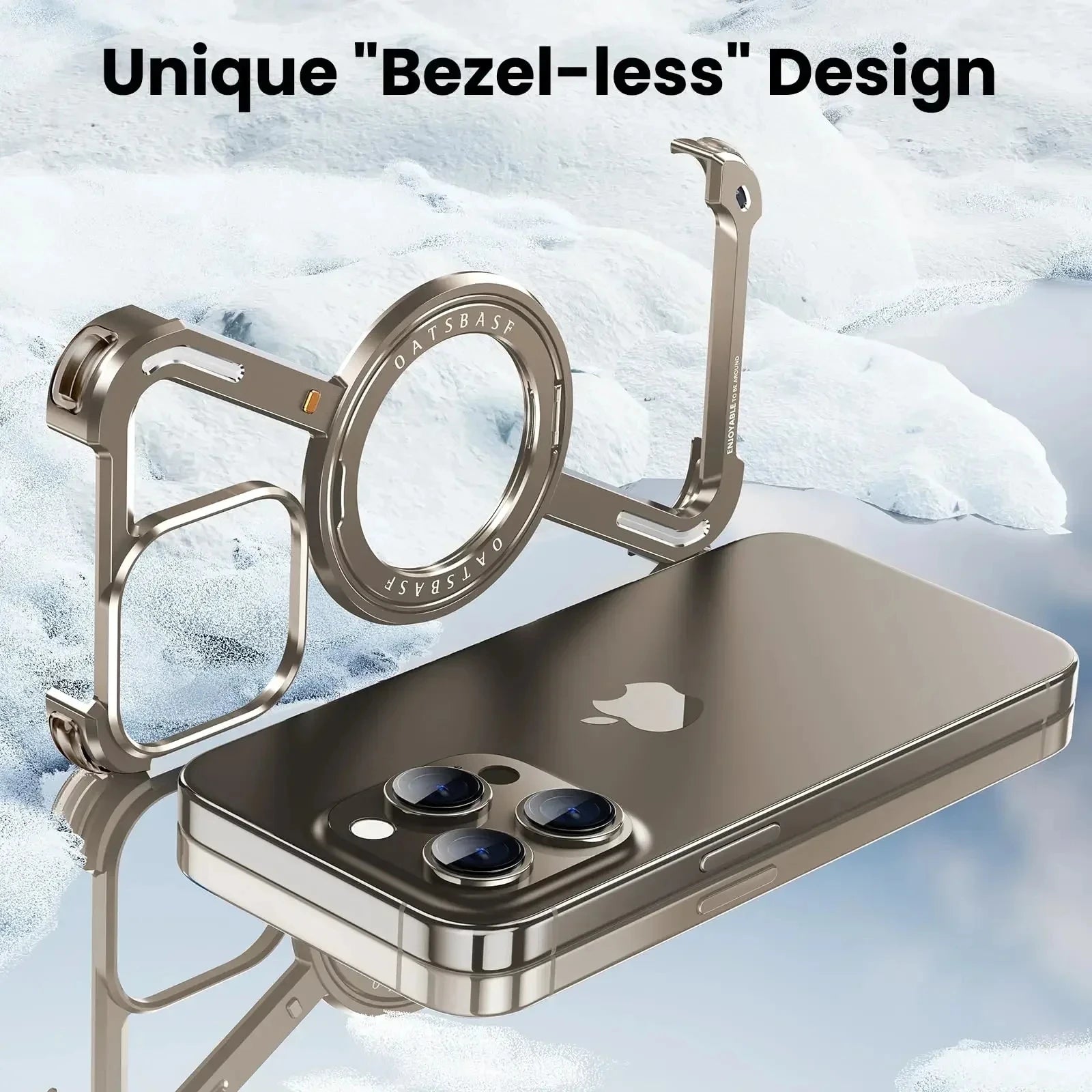 Aluminum Magnetic Phone Case For iPhone Metal Holder Magsafe Shockproof Hard