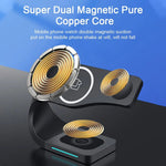 3 in 1 Qi Wireless Charger Stand For iPhone 14 13 - theroxymob