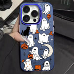 Halloween Ghost Phone Cases for iPhone 16 15 14 13 Shockproof Cover