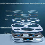Full Cover Camera Lens Protector For iphone 14 13 12 - theroxymob
