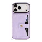 Leather phone case Wallet cash Card Holder For iPhone 12-18 Series