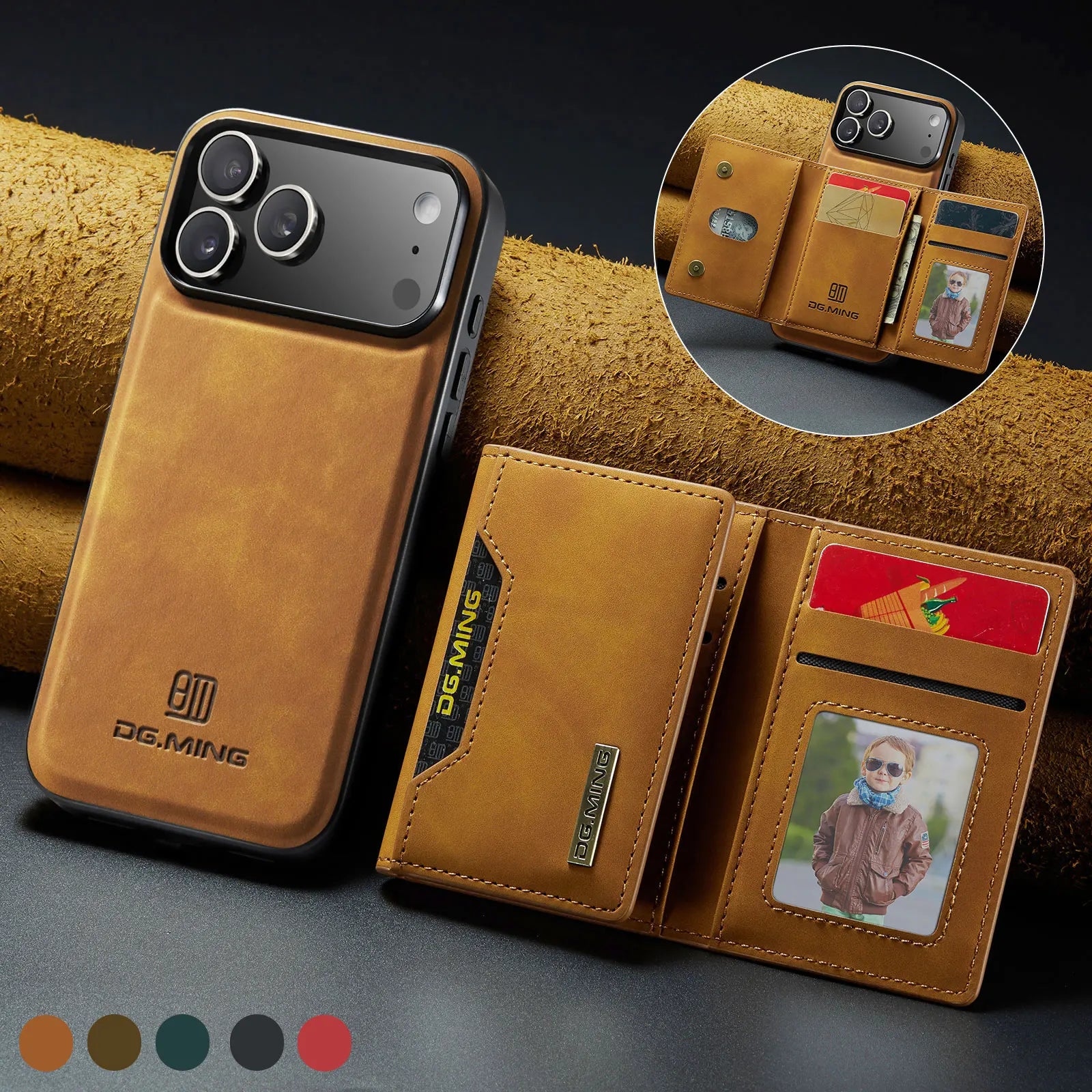 Detachable Magnetic Leather Phone Case Wallet Cover Cards Holder Pocket
For iPhone 17 / 16 / 15 /14
