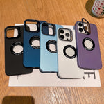 Logo Hole Camera Lens Full Protection Case for IPhone 16 15 14