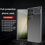 Soft shell Fibre Case For Samsung Galaxy S25 / S24