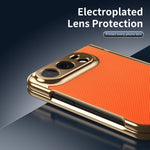 Electroplated Leather Case for iPhone Duo
