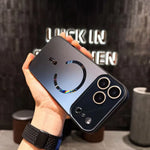 Glossy Magnetic Glass Case For iPhone 12 - 18 Pro / ProMax