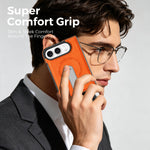 Leather Magnetic Ring Stand Case for iPhone Duo