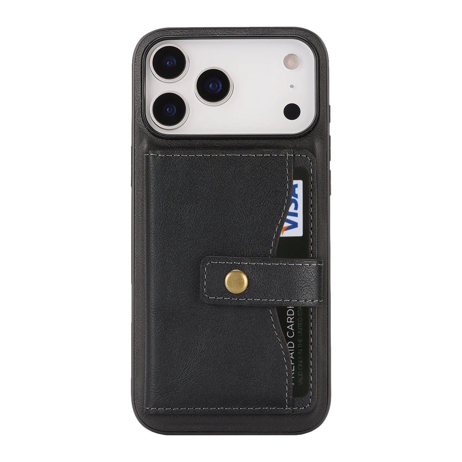Leather phone case Wallet cash Card Holder For iPhone 17 / 16 / 15 / 14