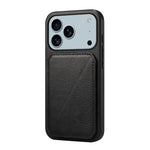 Leather Phone Case Invisible Bracket Card Holder For Cover For iPhone 17/ 16/ 15/ 14 THEROXYMOB