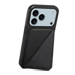Leather Phone Case Invisible Bracket Card Holder For Cover For iPhone 17/ 16/ 15/ 14 THEROXYMOB