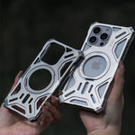 Luxury Hollow Aluminum Cover for iPhone 15 / 14 / 13