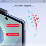 Galaxy Z Fold 8 Ultra Hinge Protection Cover Magnetic Kickstand Anti Drop Clear Funda
