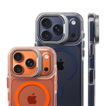 Luxury Magnetic Shockproof Clear Bumper Case for iPhone 12-17
